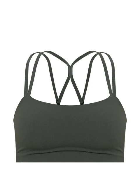 criss-cross strap sports bra