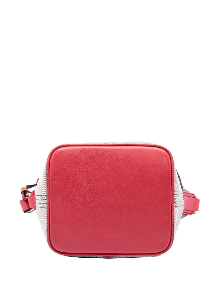 2000-2017 Mini Mega Check Canvas Ashby Tassel bucket bag 4