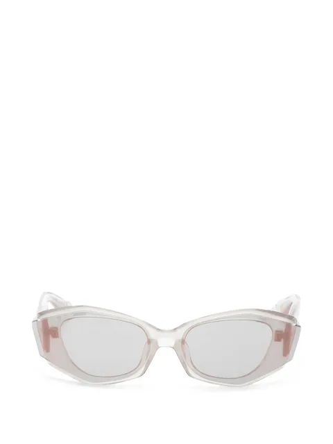 Aloure geometric-frame sunglasses