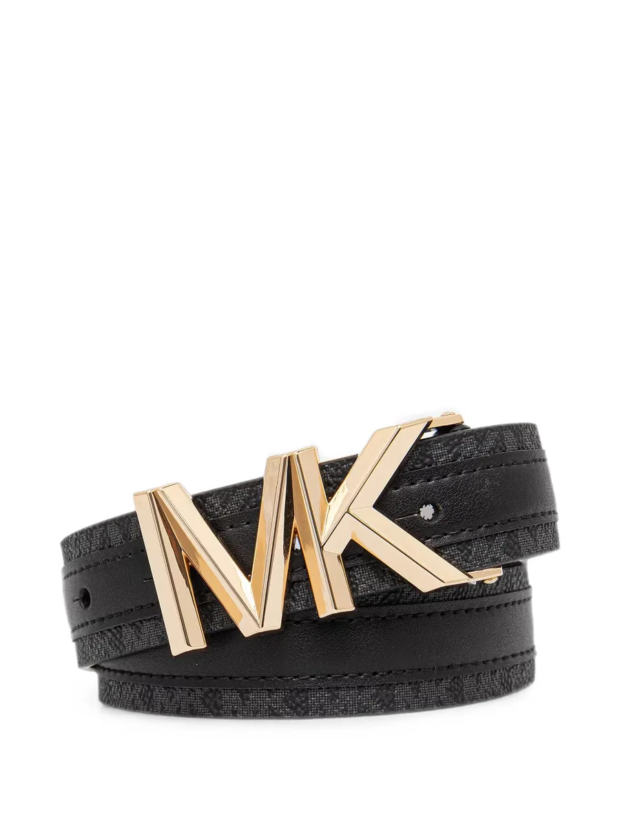 MK plaque monogram belt 1