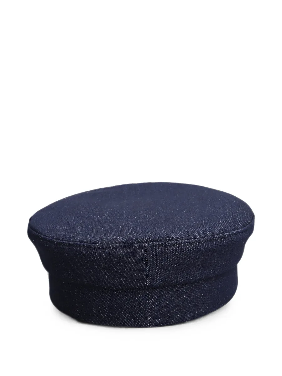 Baker Boy monogram-embroidered denim baker boy hat 2