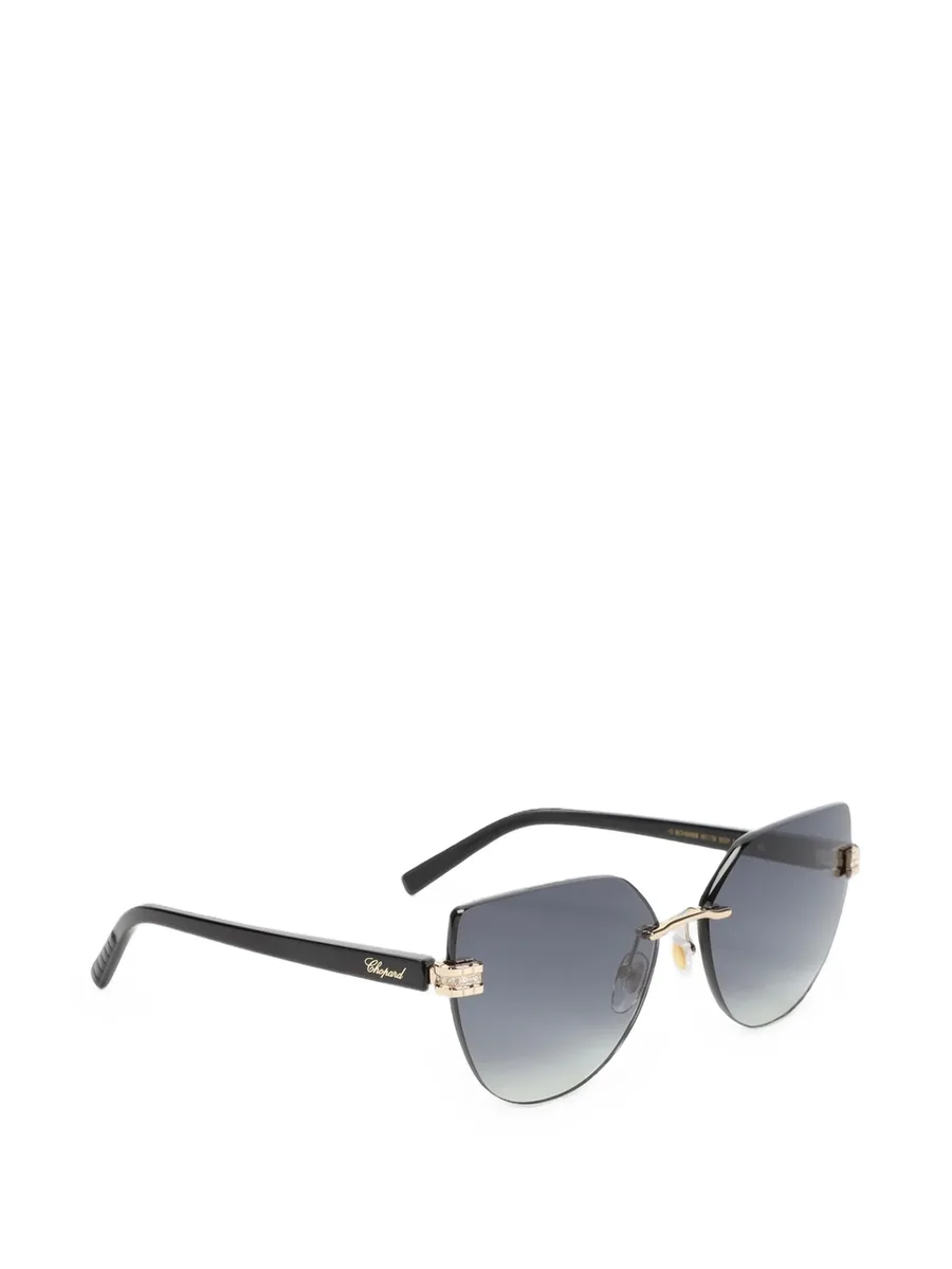 crystal-embellished rimless sunglasses 2