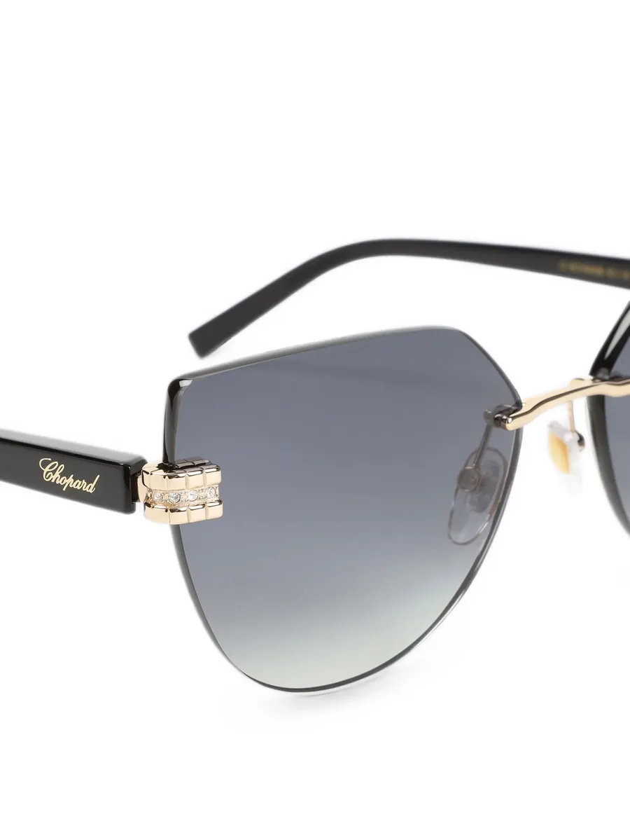crystal-embellished rimless sunglasses 3