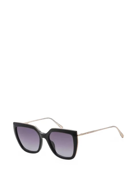 geometric-frame sunglasses