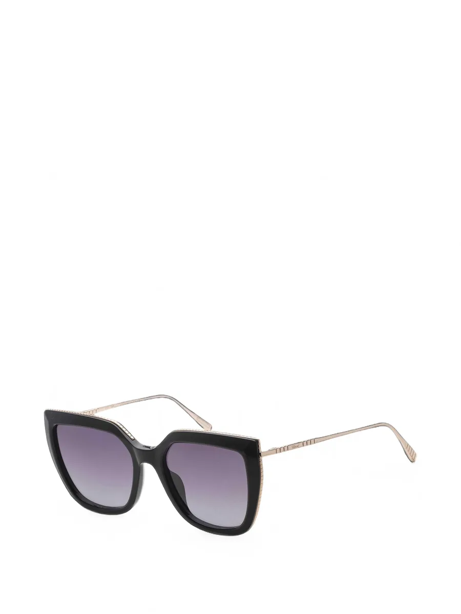 geometric-frame sunglasses 1