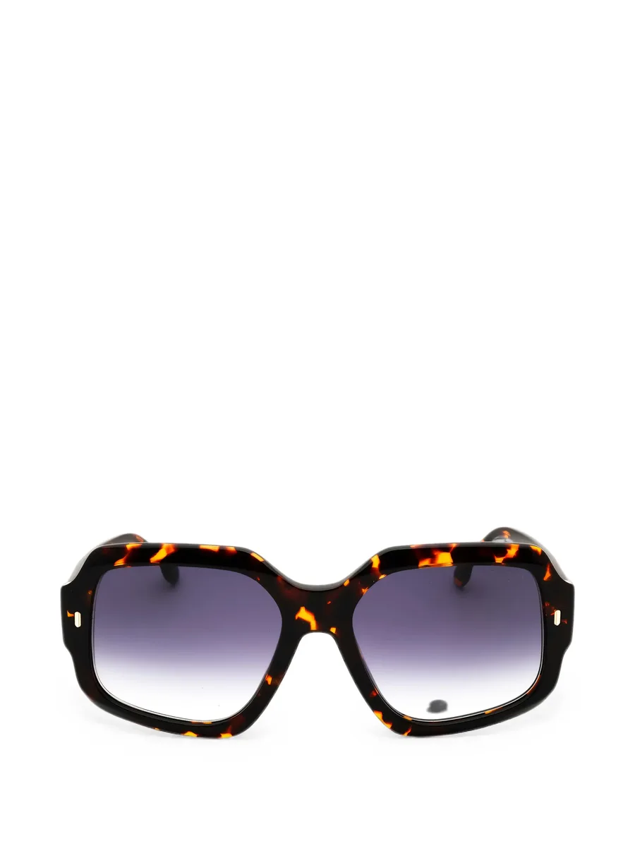 oversized geometric-frame sunglasses 1