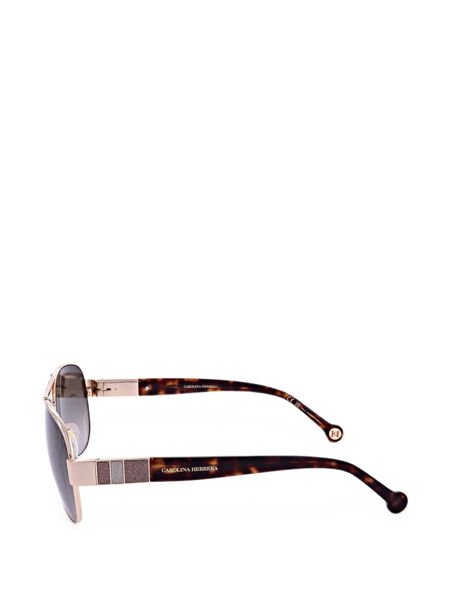 glitter-detail pilot-frame sunglasses 2