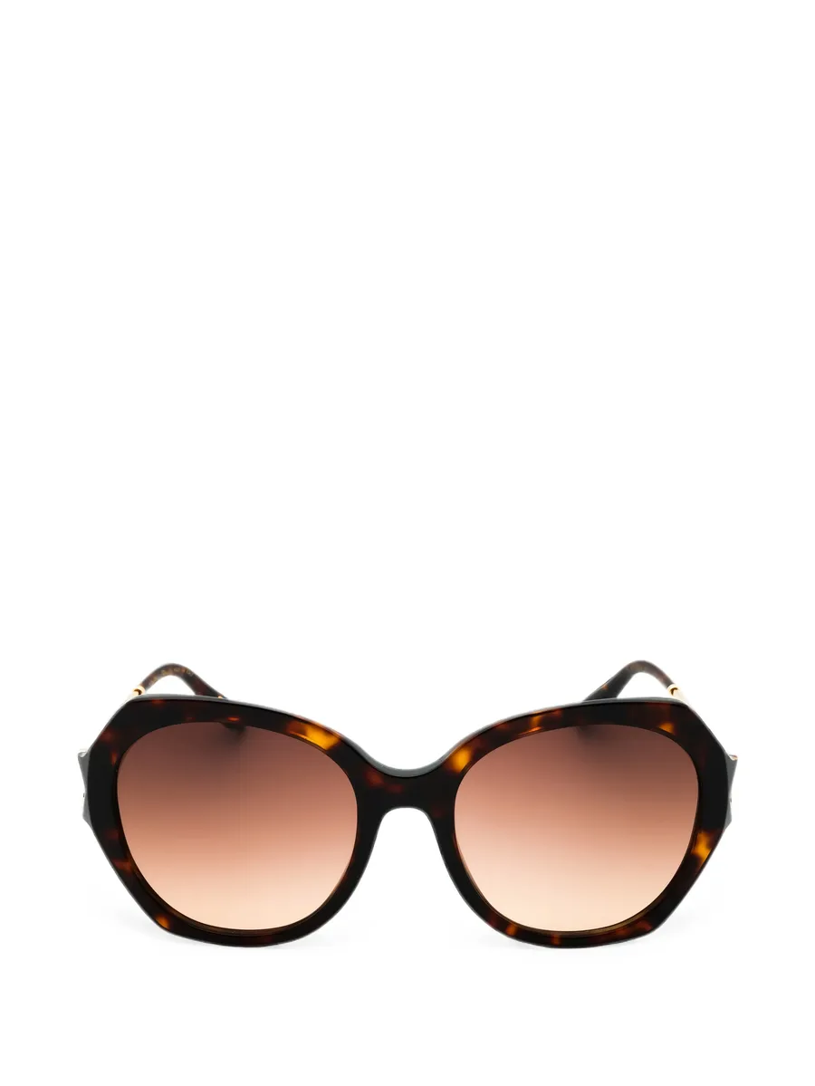 oversized geometric-frame sunglasses 1