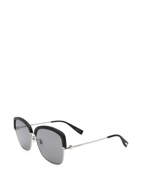 geometric-frame sunglasses