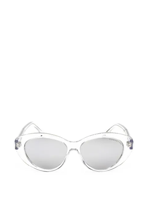crystal-embellished cat-eye sunglasses
