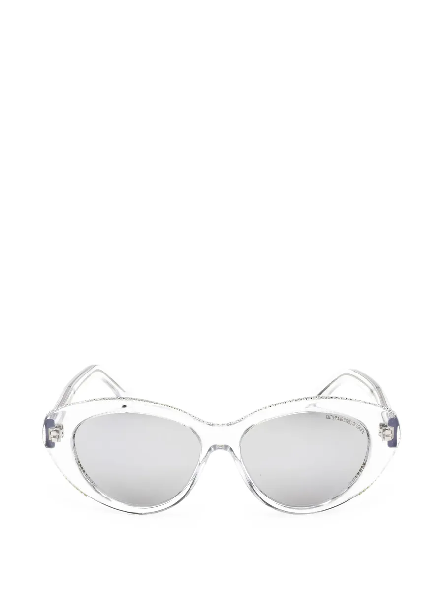 crystal-embellished cat-eye sunglasses 1