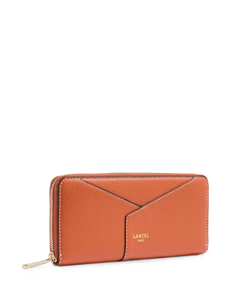 Enveloppe grained leather wallet 3