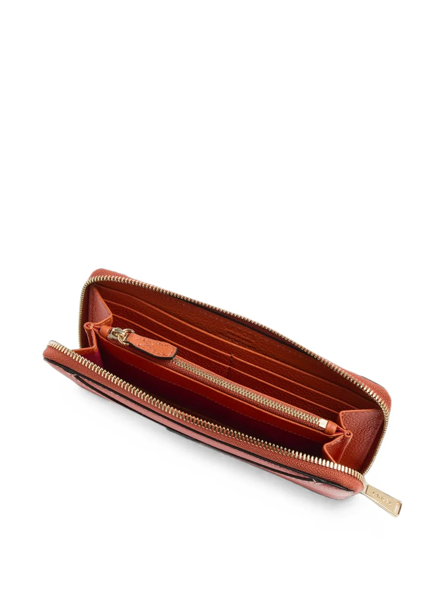 Enveloppe grained leather wallet 4