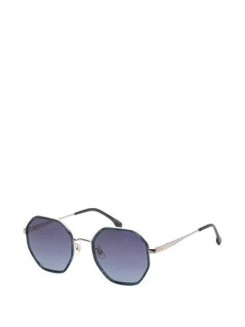 geometric-frame sunglasses