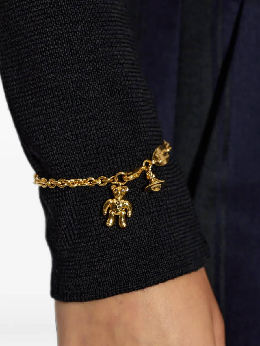 Ruby small teddy-bear-charm bracelet 2
