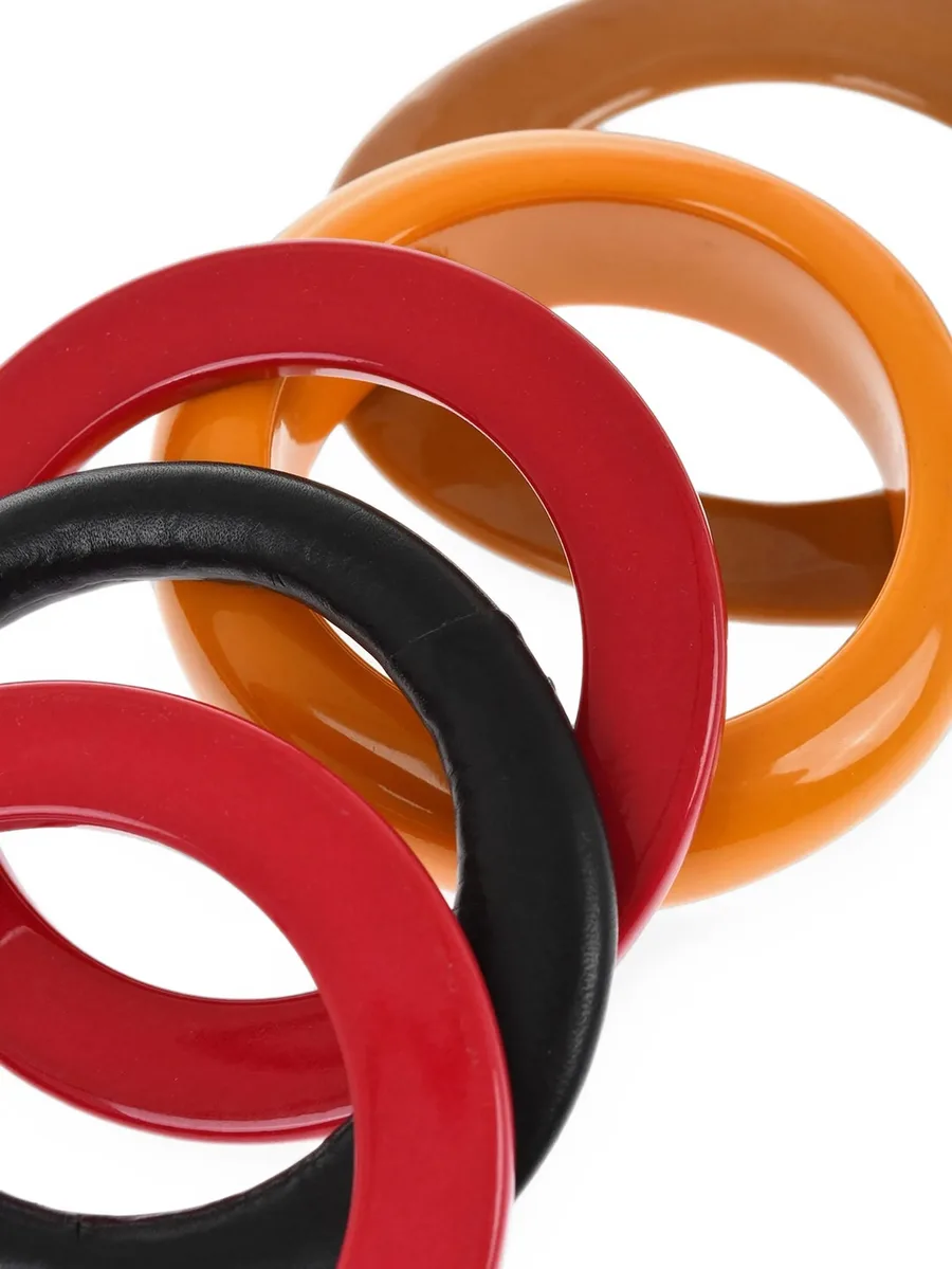 round bracelets (set of five) 2