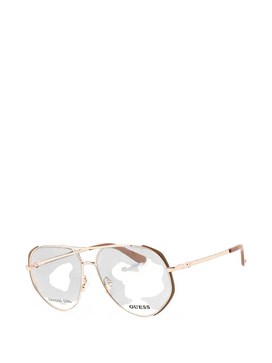 double-bridge geometric-frame glasses 2