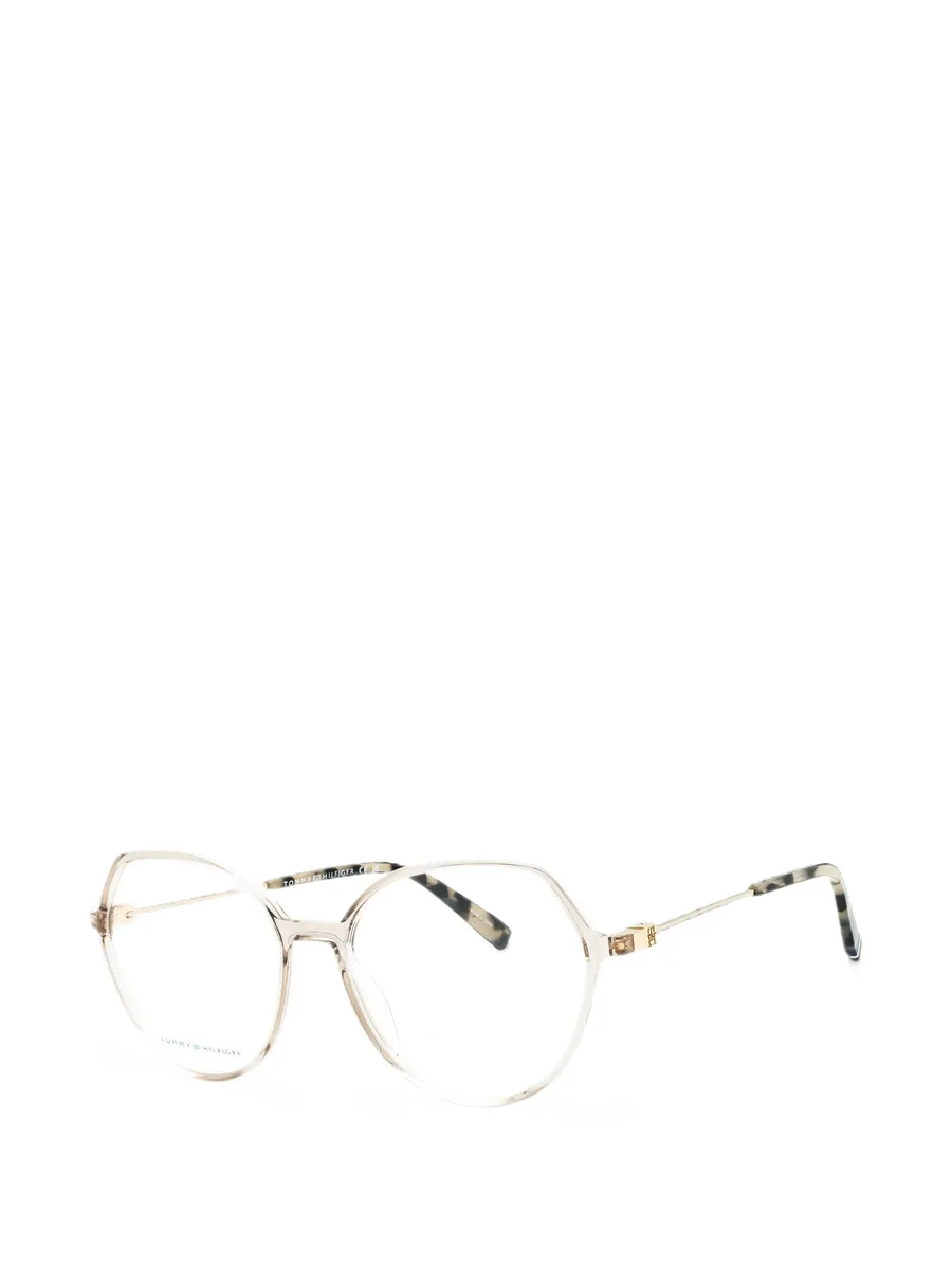 geometric-frame glasses 2