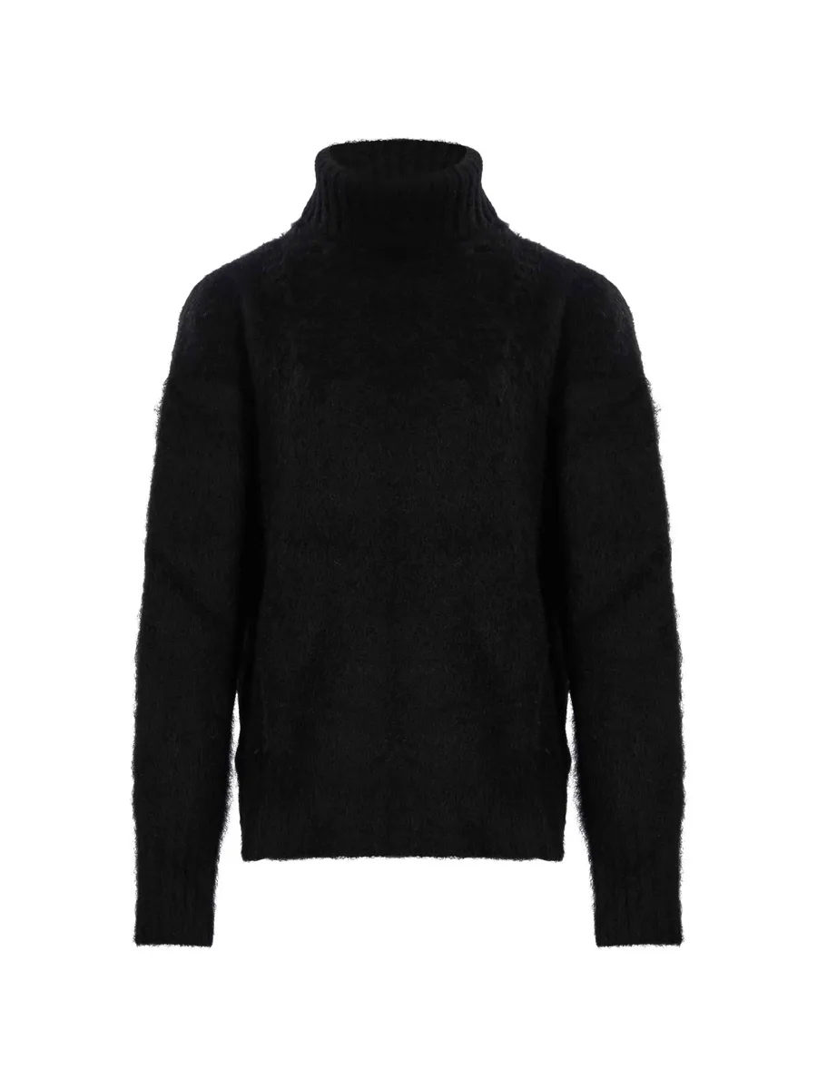 roll-neck brushed sweater 1