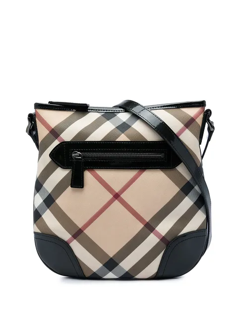 2000-2017 Supernova Check Coated Canvas Dryden crossbody bag