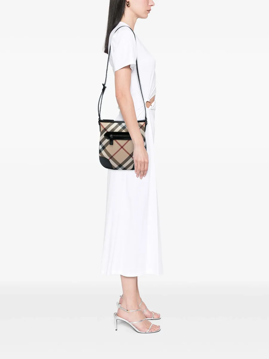 2000-2017 Supernova Check Coated Canvas Dryden crossbody bag 2