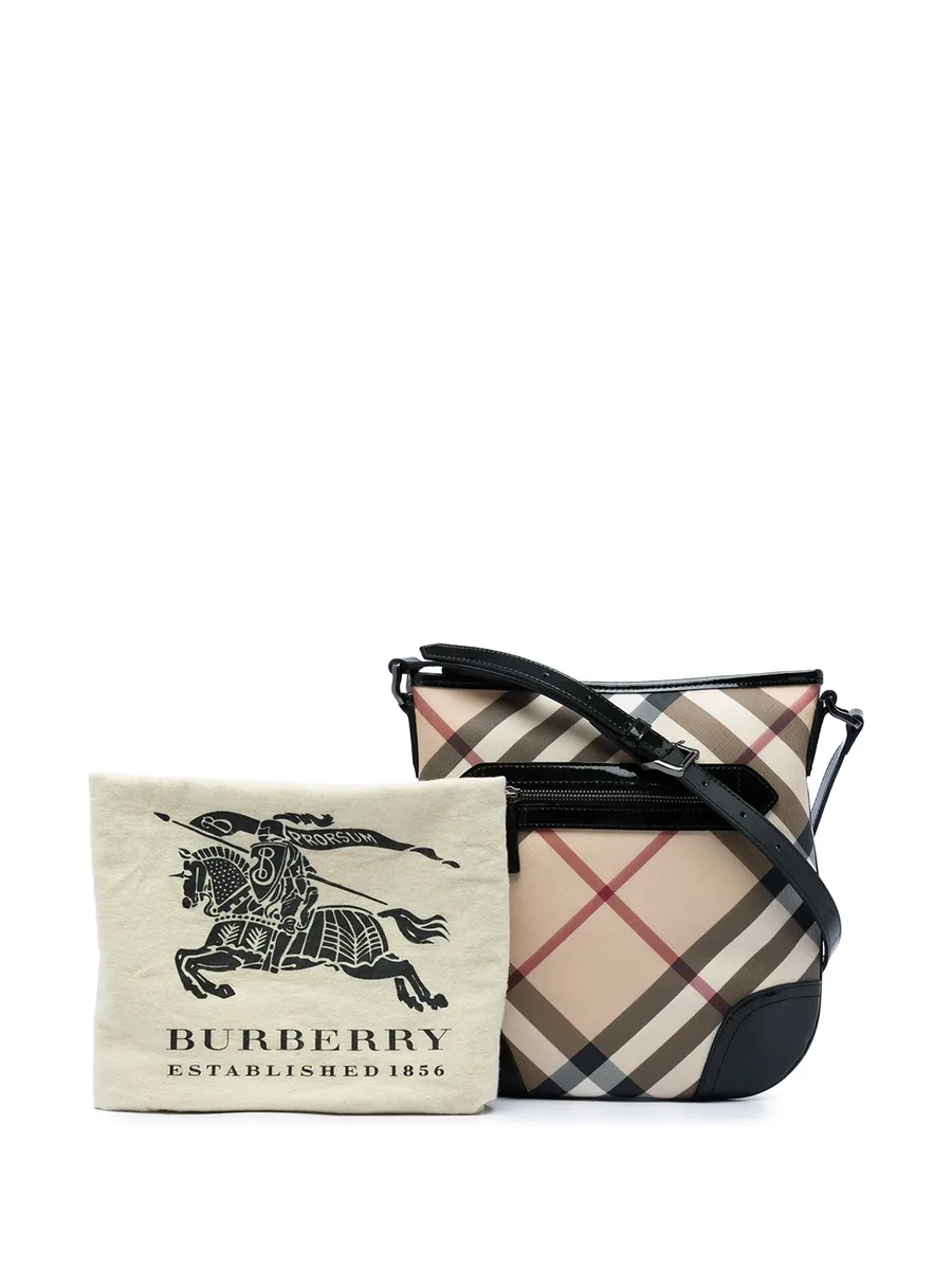 2000-2017 Supernova Check Coated Canvas Dryden crossbody bag 6