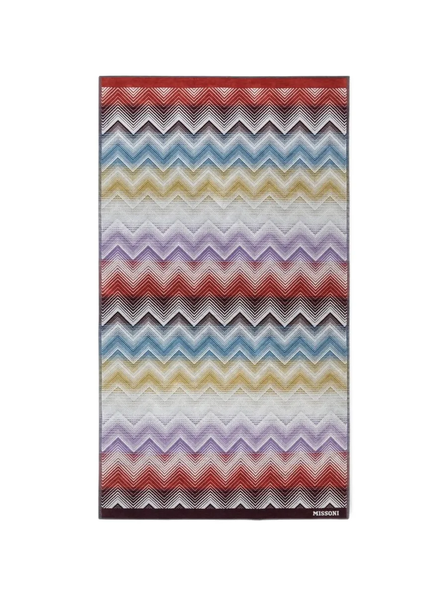 Melody zigzag-print towel 4