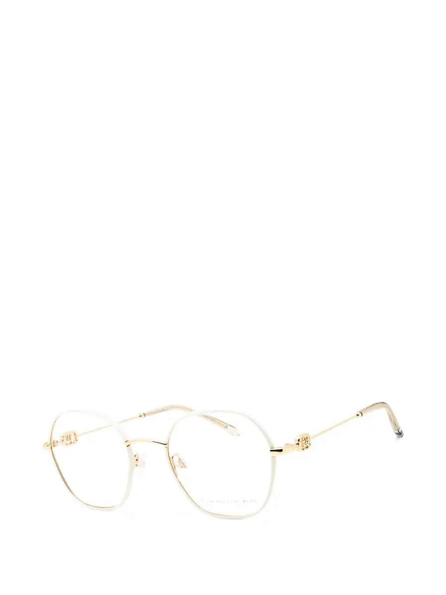 geometric-frame glasses 2