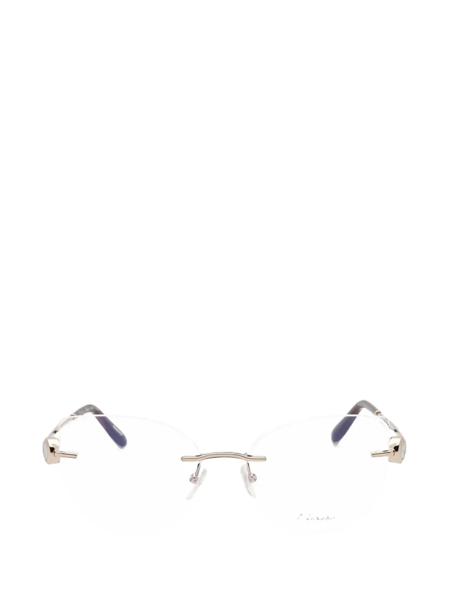 cat-eye rimless glasses 1