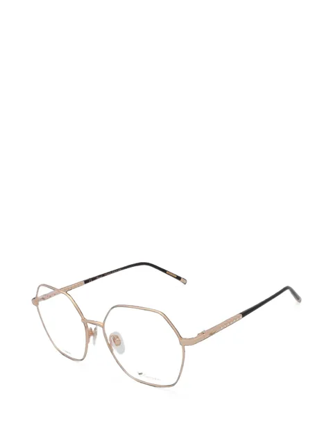 geometric-frame glasses