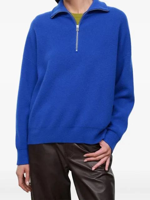 Hudson quarter-zip sweater