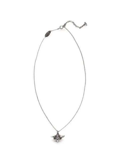 серебряное колье с подвеской Orb