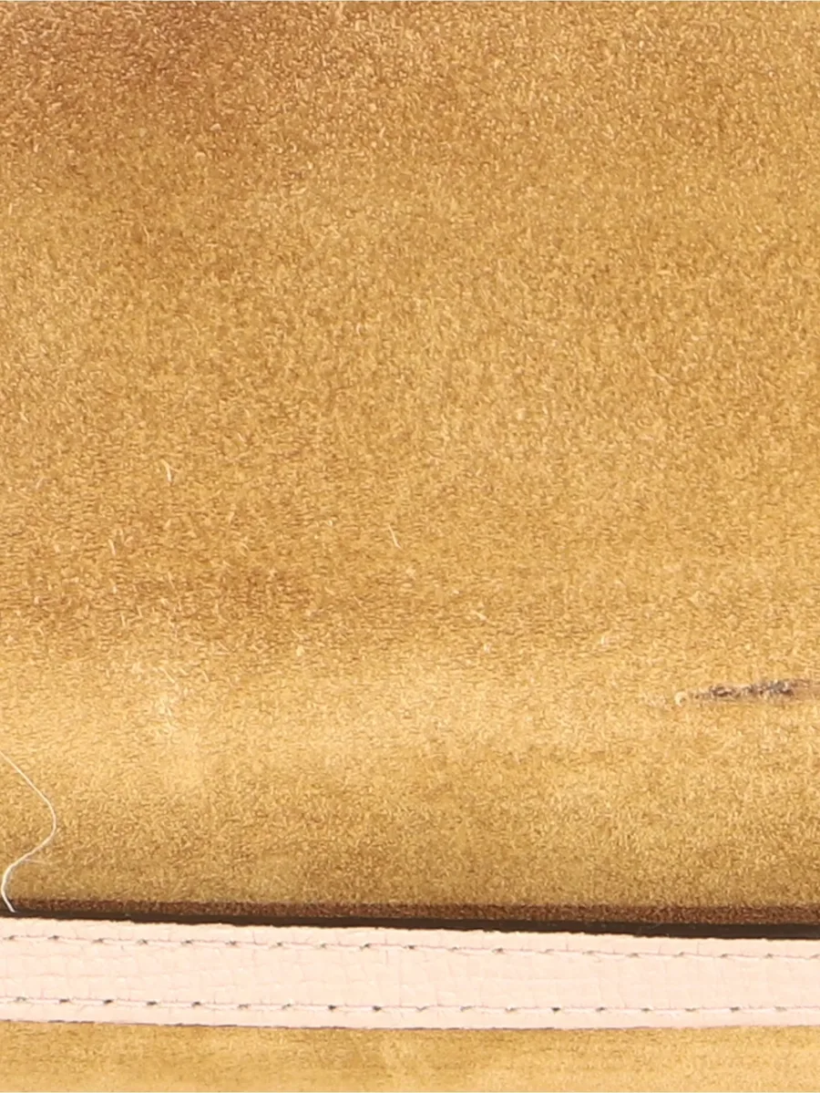 Macken Leather and House Check Canvas Small crossbody bag 2