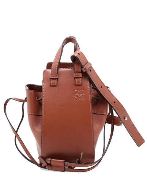 2010-2026 Mini Leather Drawstring Hammock Bag satchel