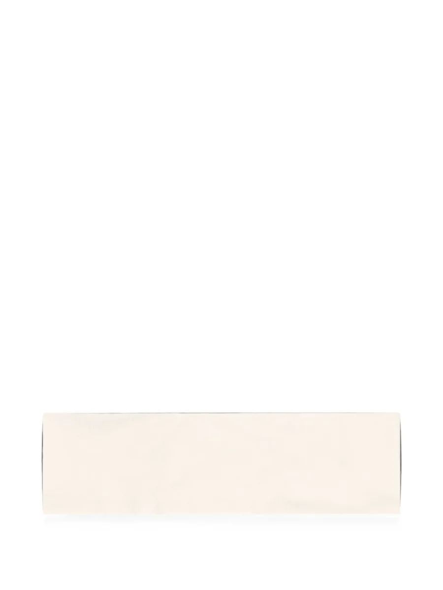 monogram-print bow headband 2