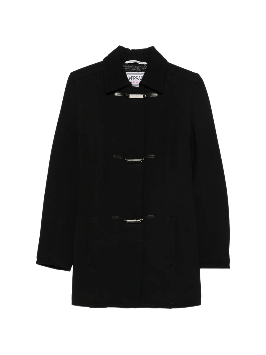 1990s toggle-fastening coat 1