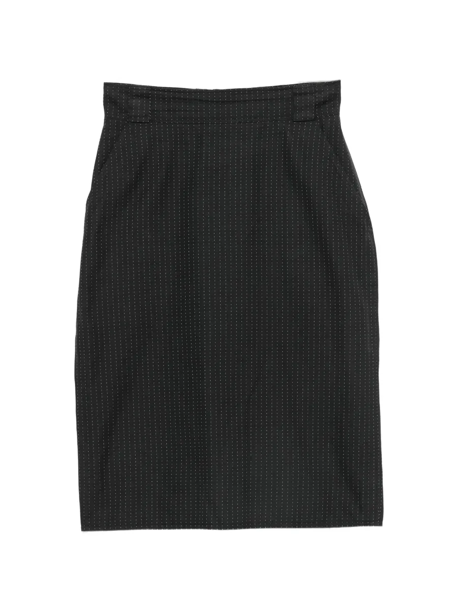 1970s micro-pattern midi pencil skirt 2