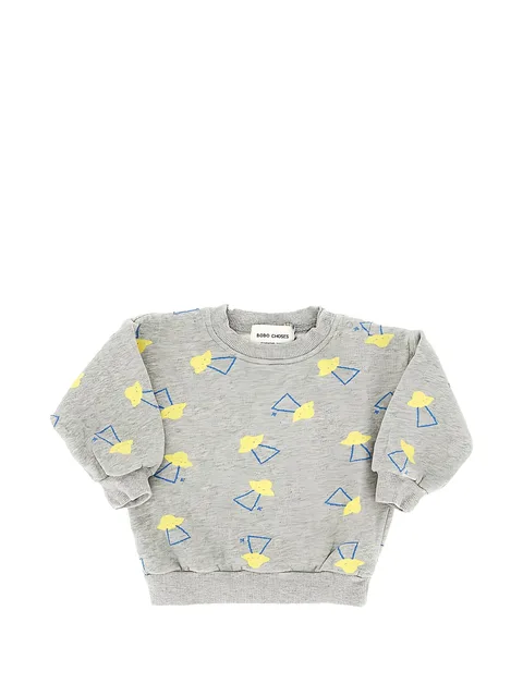 Pixel Abduction graphic-print cotton sweater