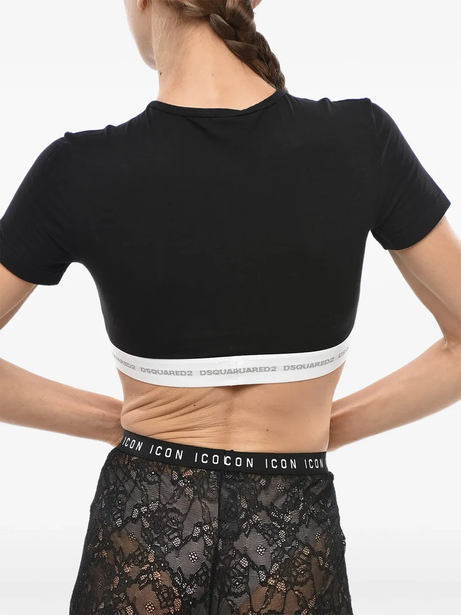 logo-lettering crop top 2