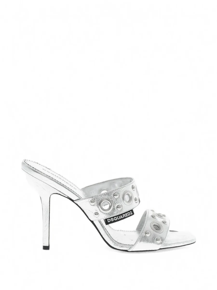 eyelet-embellished sandals 1