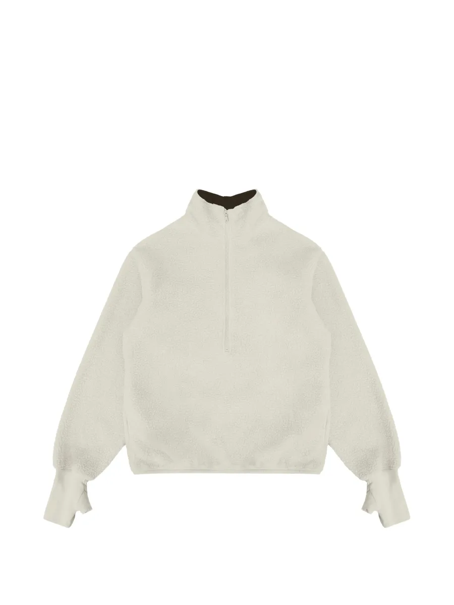 quarter-zip fleece sweater 1