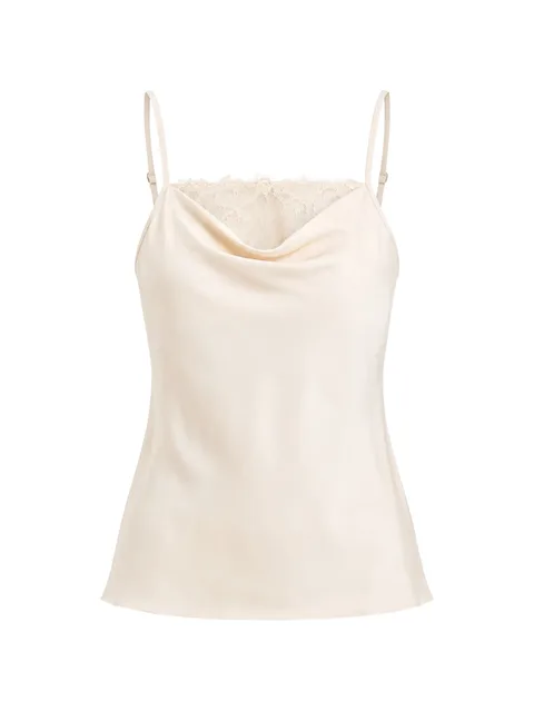 cowl-neck top