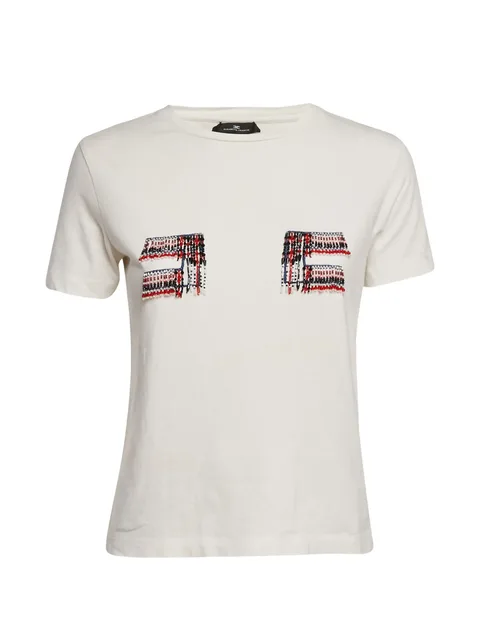 embroidered crew-neck t-shirt