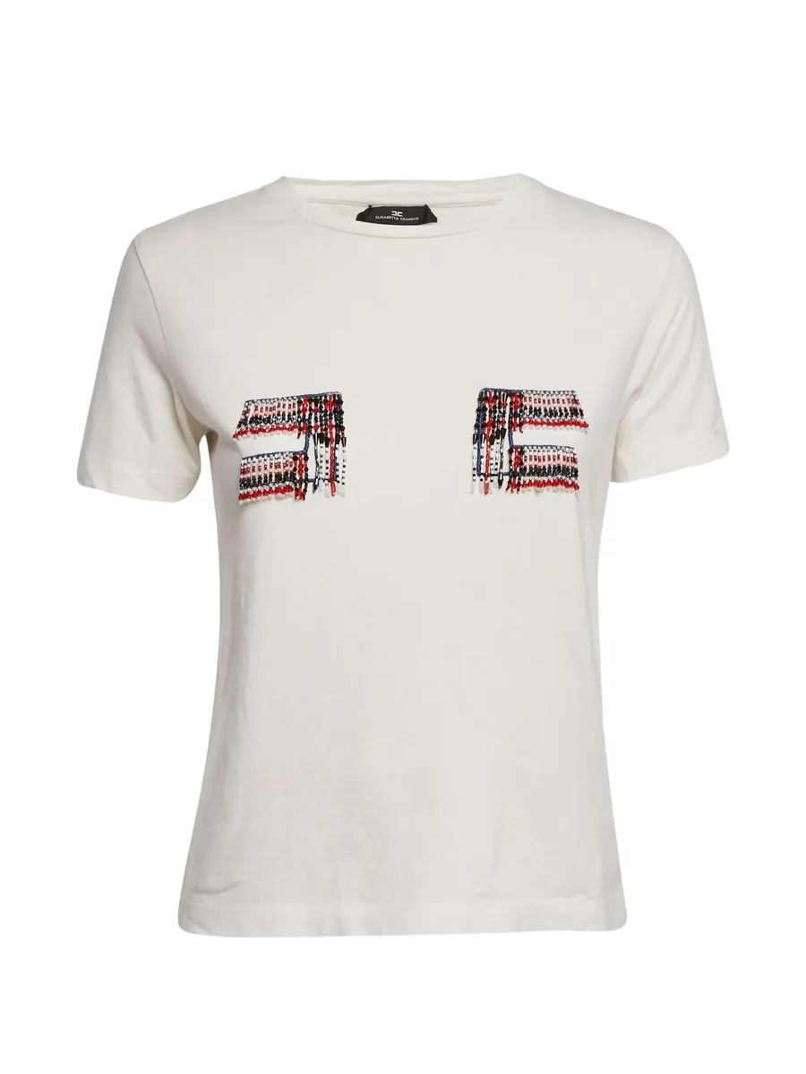 embroidered crew-neck t-shirt 1