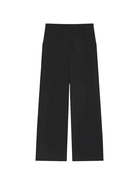 wide-leg tailored trousers