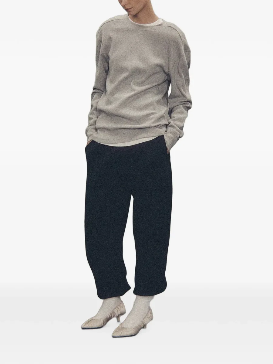 waffle-knit long-sleeve T-shirt 2