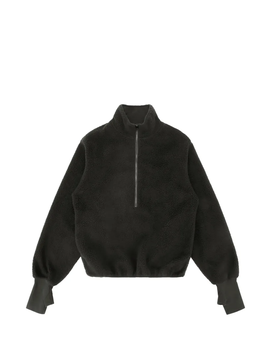 half-zip fleece sweater 1
