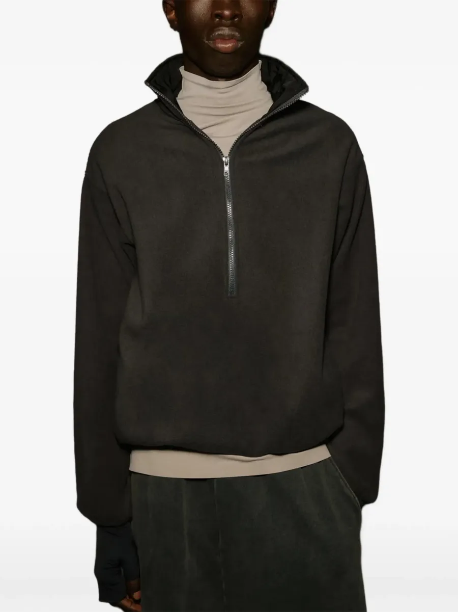 half-zip fleece sweater 3