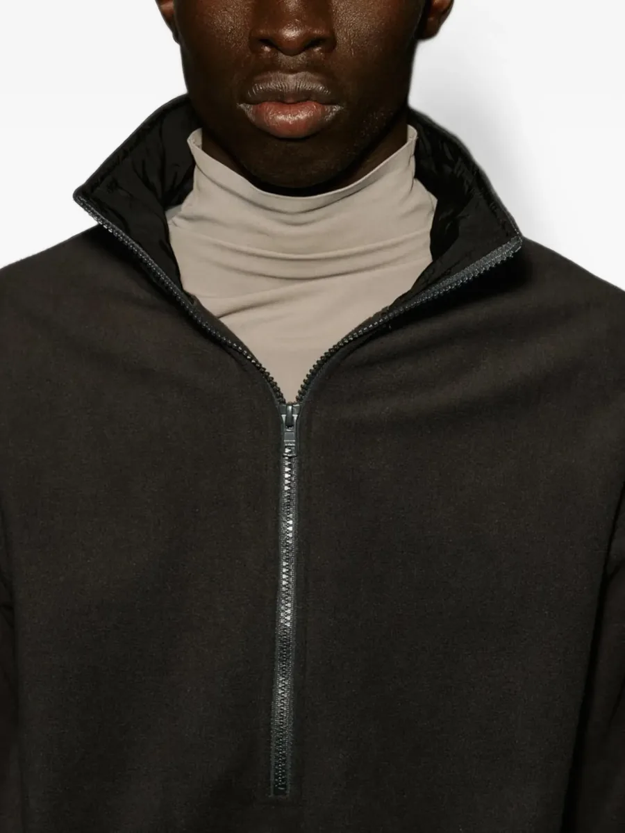 half-zip fleece sweater 4
