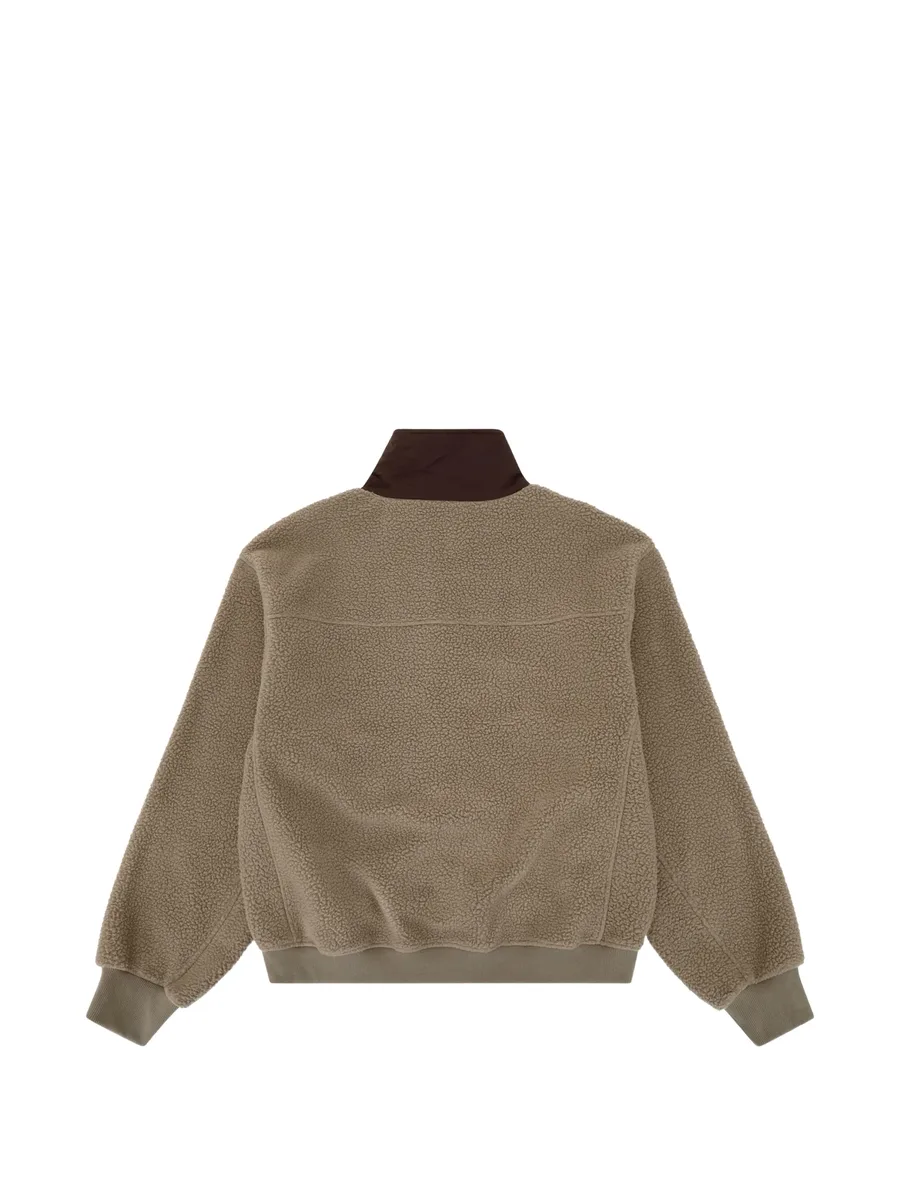 fleece panelled sweatshirt 4